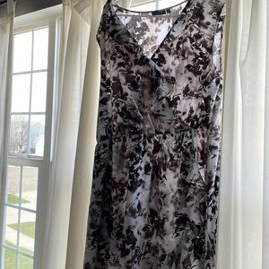 Black and white summer dress